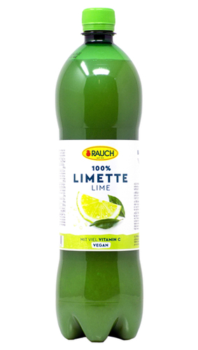 Limettensaft 100% Rauch 1,0 Liter (PET) - 1 lt