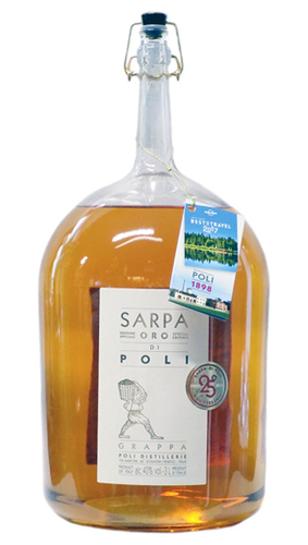 Poli Grappa Sarpa  Oro (Barrique) 'Big Mama' - 3 lt