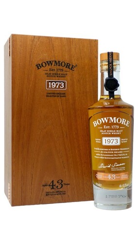 Bowmore1973/2016, 43 Year Old  43,2% - 0,7 lt