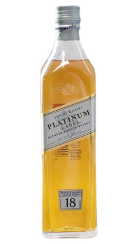 Johnnie Walker Platinum 18 years (Kleinflasche) alte Version - 0,2 lt