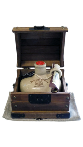 Santiago de Cuba Isla del Tesoro, Ron de Cuba Extra Anejo (in Holztruhe) - 0,7 l