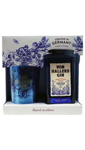 Von Hallers Gin in GB mit Becher - 0,5 lt