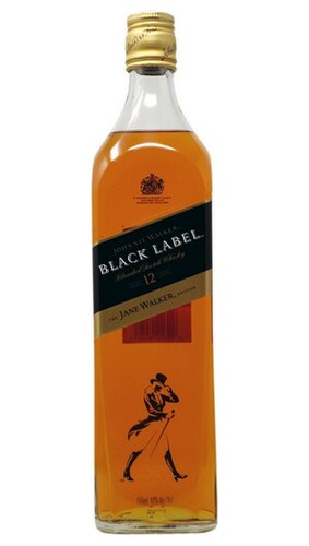 Johnnie Walker Black Label - JANE Walker - 0,7 lt