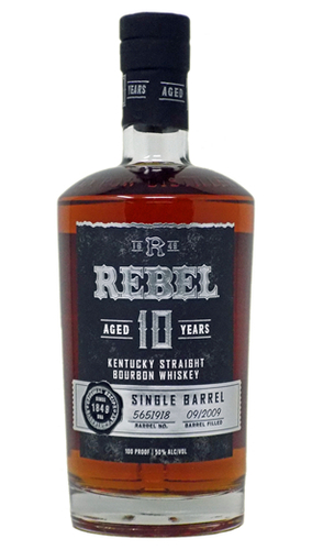 Rebel Yell Single Barrel Bourbon 10 years - 0,75 lt