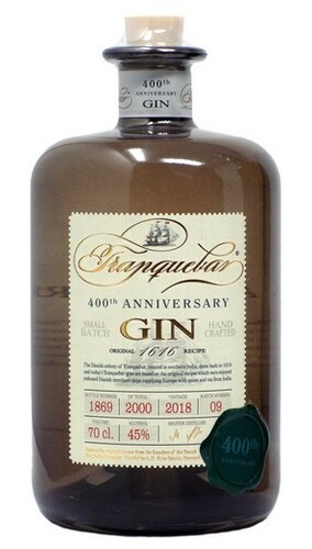 Tranquebar 400th years anniversary Gin - 0,7 lt