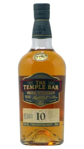 The Temple Bar 10 years Single Malt Irish Whiskey - 0,7 lt