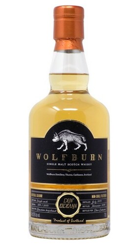Wolfburn 2015/2019 Single Cak bottled for Dun Eideann #709/2015 - 55% - 0,7 lt