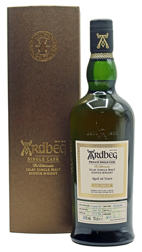 Ardbeg 26 Year Old The Ultimate Private Single Cask Whisky  50% - 0,7 lt