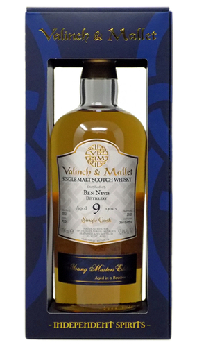 Valinch & Mallet Ben Nevis 9 Years Bourbon Cask - 52,4% - 0,7 lt