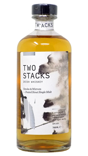 Two Stacks Irish Whiskey Smoke & Mirror Peated Stout Cask 48% - 0,7 lt