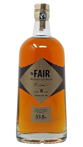 Fair  8 years Old Belize Rum 53,8% - 0,7 lt