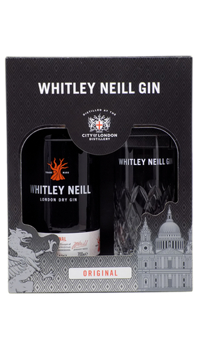 Whitley Neill Original Gin + Highball Glass Giftpack - 0,7 lt