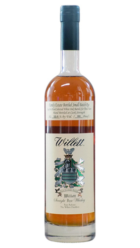 Willett Family Estate 3 years old Small Batch Straight Rye - 0,75 lt