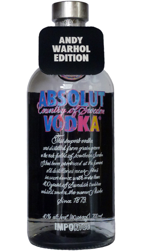 Absolut Edition 'Andy Warhol' 2014 - 0,7 lt