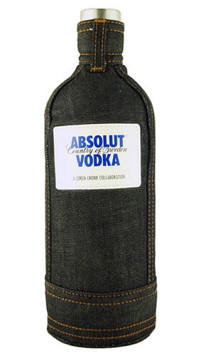 Absolut Edition 'Denim Skin' by Loren Cronk 2013 - 1 lt